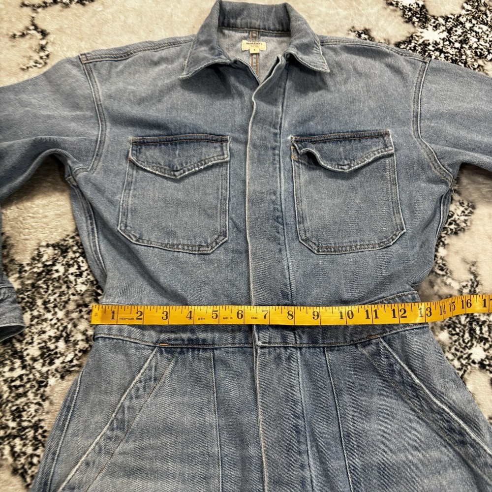 Citizens of Humanity Denim Utility Jumpsuit Women's Small Light Wash Coveralls - Picture 4 of 11